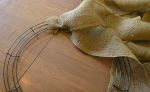 Burlap Wreath Directions 1