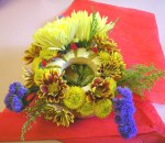 pumpkin bouquet candle stems